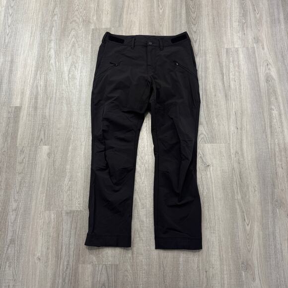 Patagonia Point Peak Trail Pants Women's 10 (Fits 30x28) Black Hiking Outdoors - Picture 1 of 11